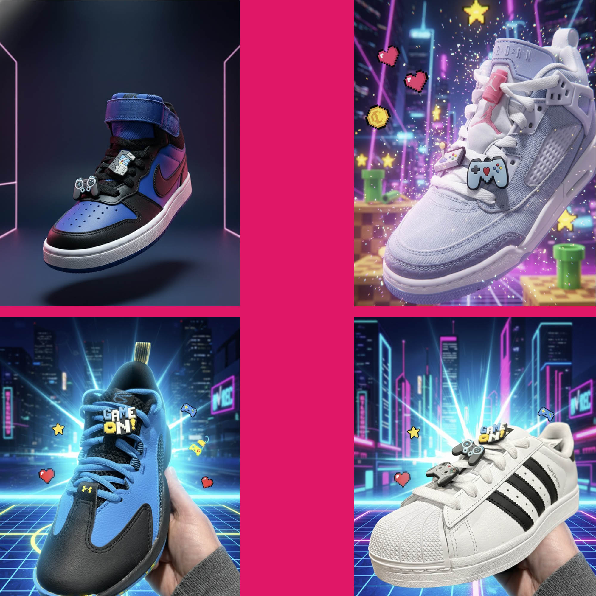 ClipBites™ – Snap-On Shoe Charms for Kids & Teens | Fun Sneaker Accessories | Mix & Match Lace Clips